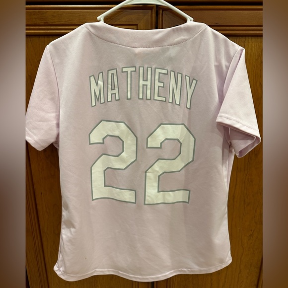 Saint Louis STL Cardinals Matheny Jersey pink XL - Picture 2 of 4